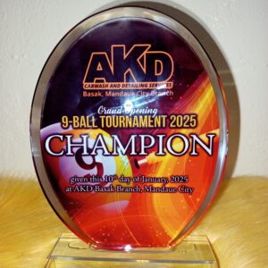 Personalized Glass Plaque