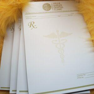Personalized Prescription Pads