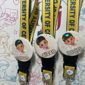 PERSONALIZED CHIBI BADGE PIN