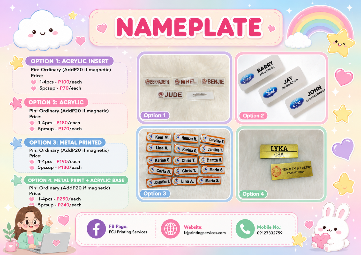 nameplate