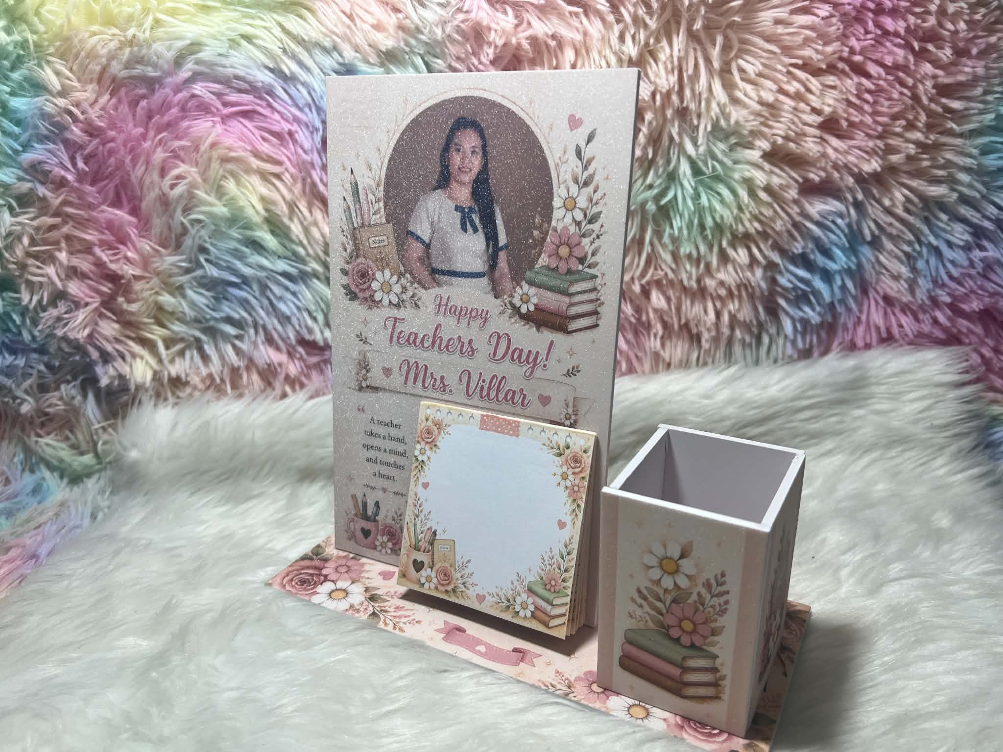Photo Stand + Notepad + Pen Holder - Image 3