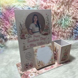 Photo Stand + Notepad + Pen Holder
